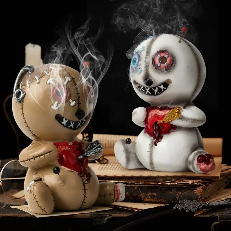 Broken Hearted Voodoo Doll Backflow Cone Incense Burner - D SCENT