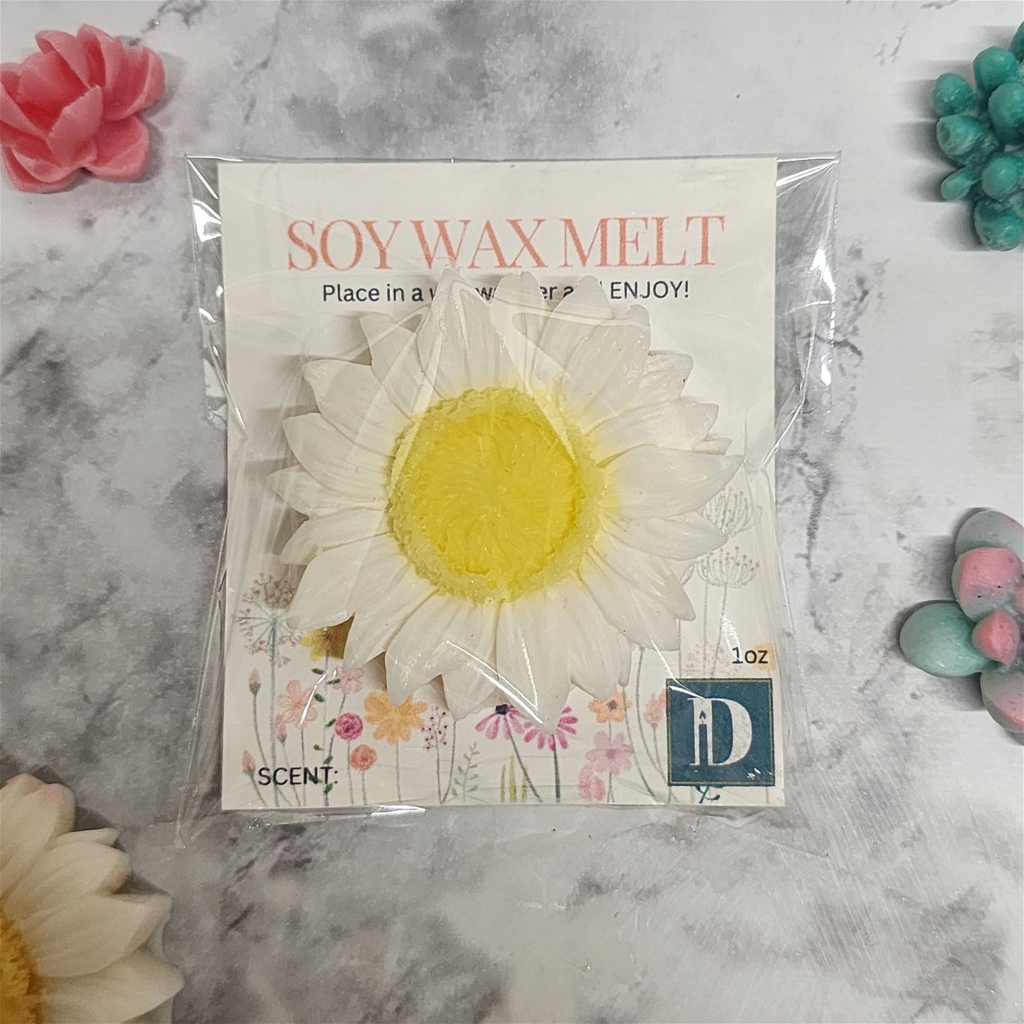 Daisy Flower Melt | Soy Wax - D SCENT