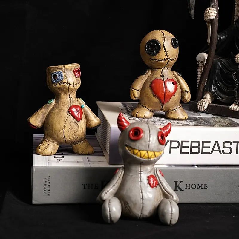 Devil Horns Voodoo Doll Backflow Cone Incense Burner - D SCENT