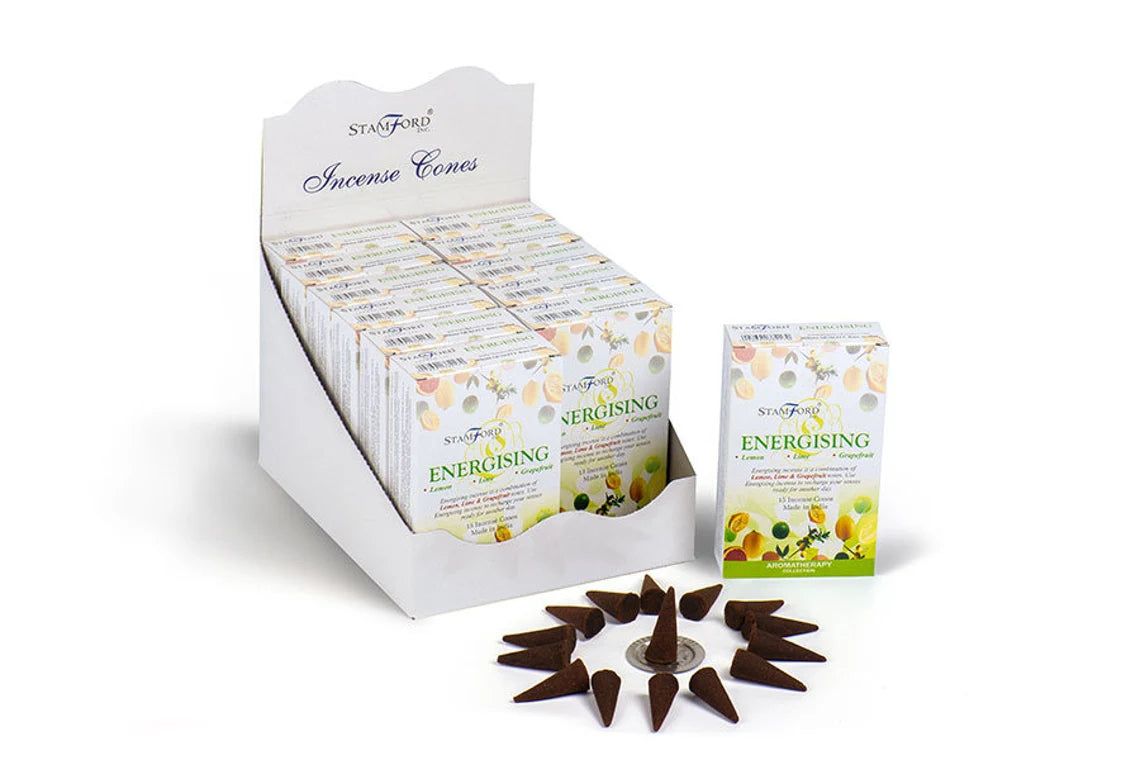 Energizing (Lemon, Lime and Grapefruit) | Stamford Incense Cones - D SCENT