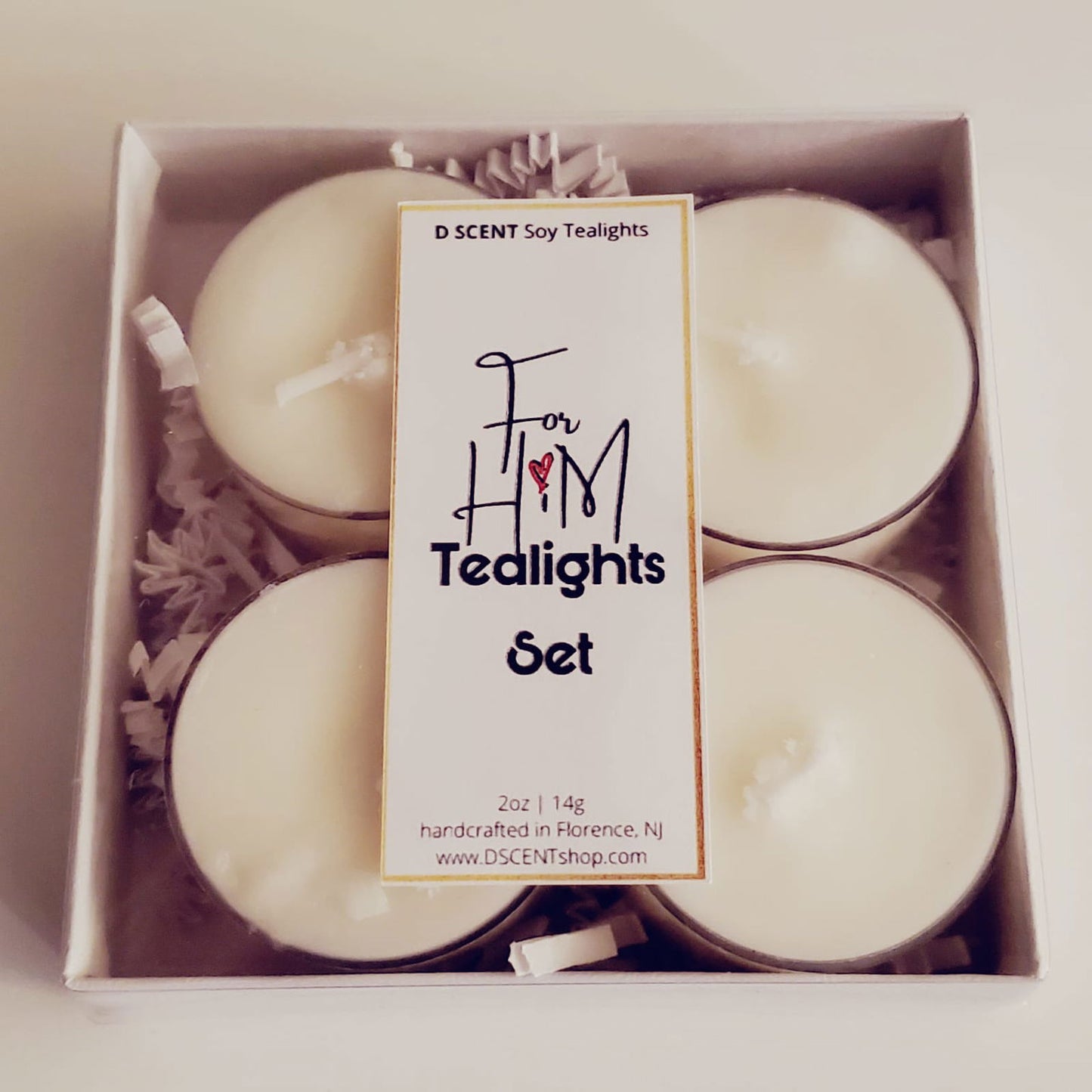 For HIM Soy Candle | Tealight Set - D SCENT