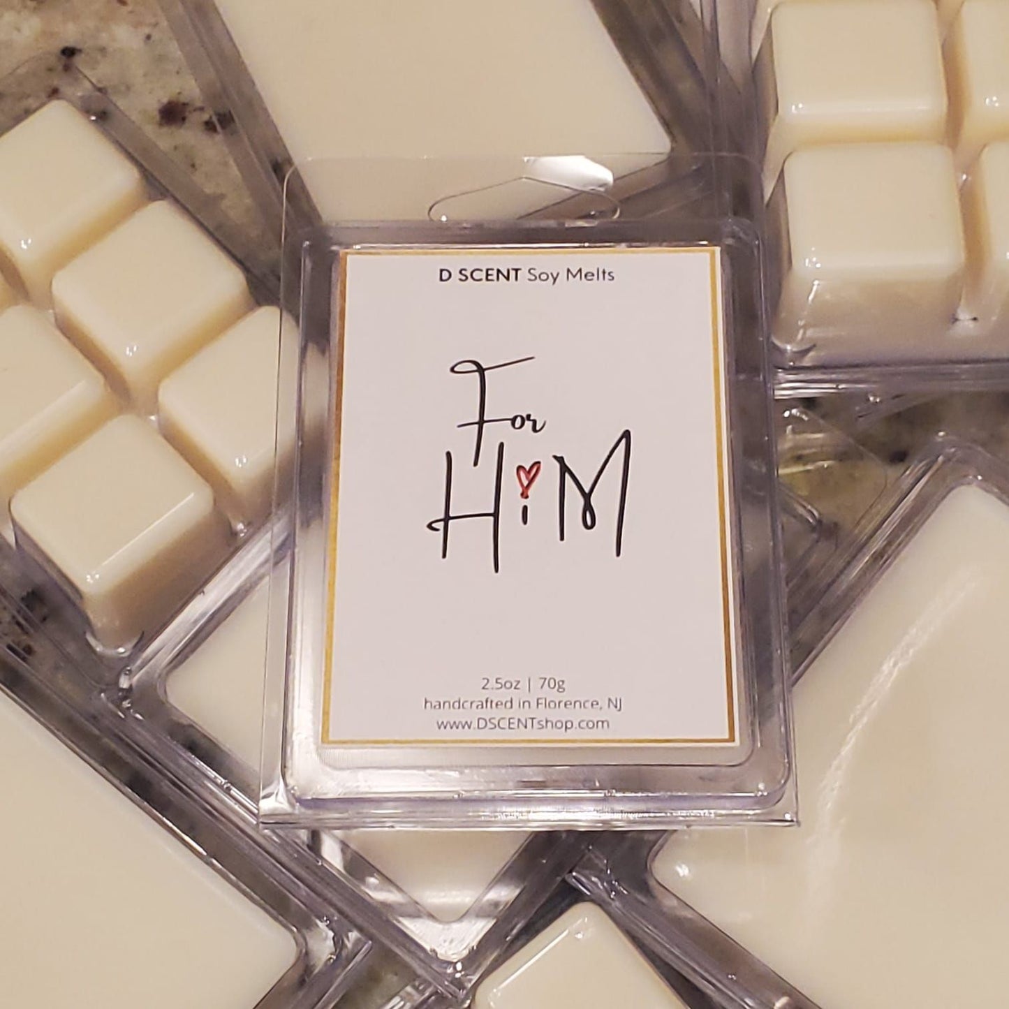 For HIM Soy Wax Melts | Clamshell - D SCENT