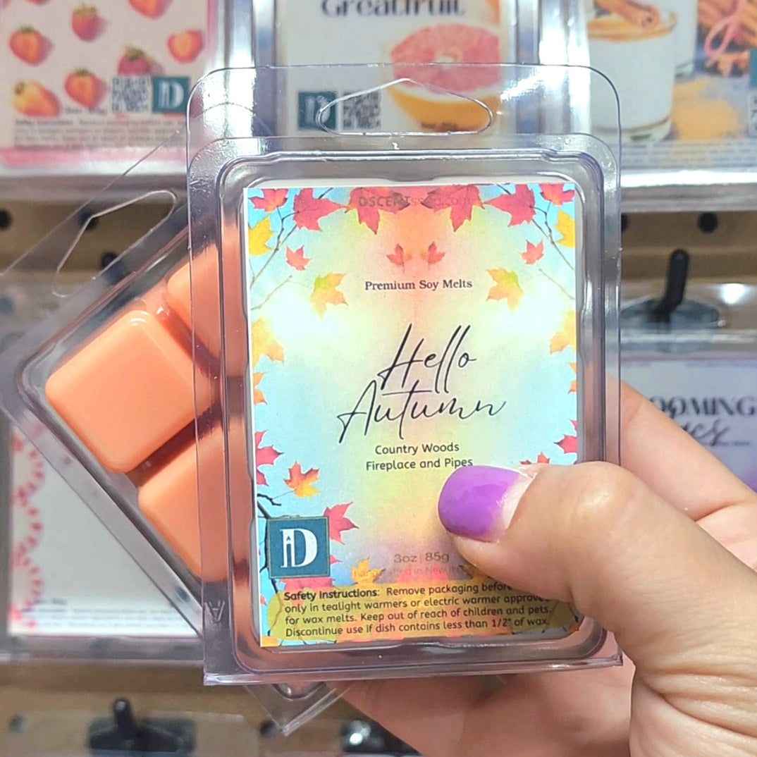 Hello Autumn Soy Wax Melts | Clamshell - D SCENT
