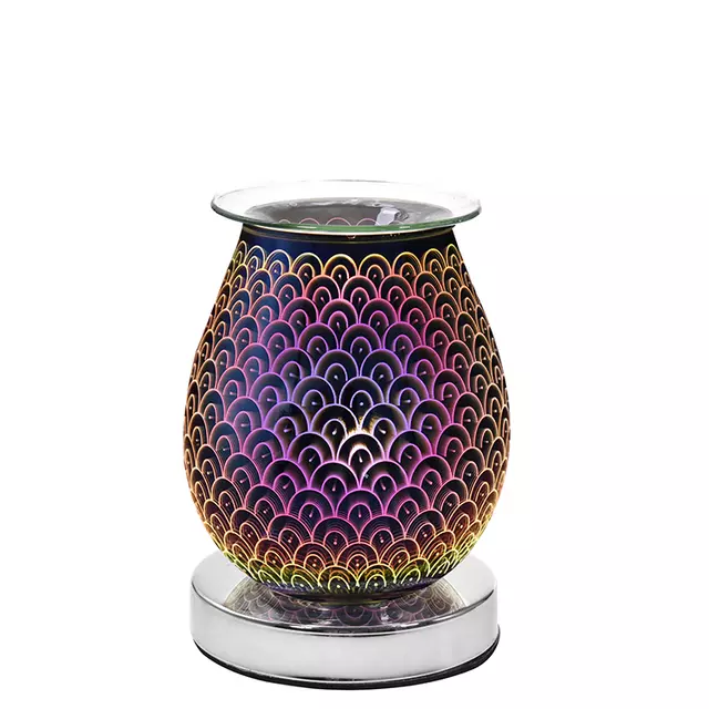 Colorful Arcs 3D Touch Electric US Wax Warmer / Oil Burner - D SCENT