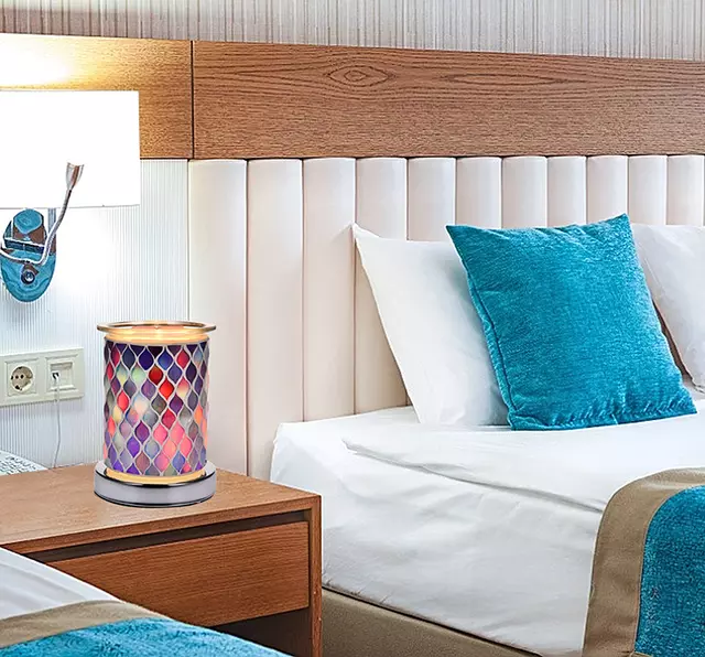 Mosaic Mermaid Touch Electric US Wax Warmer / Oil Burner - D SCENT