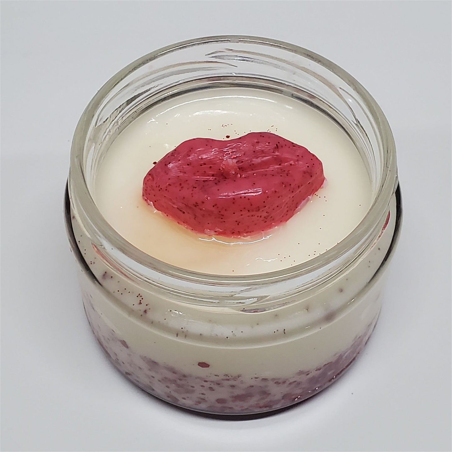 Red Lips Soy Candle | Wide Straight-Side Jar - D SCENT