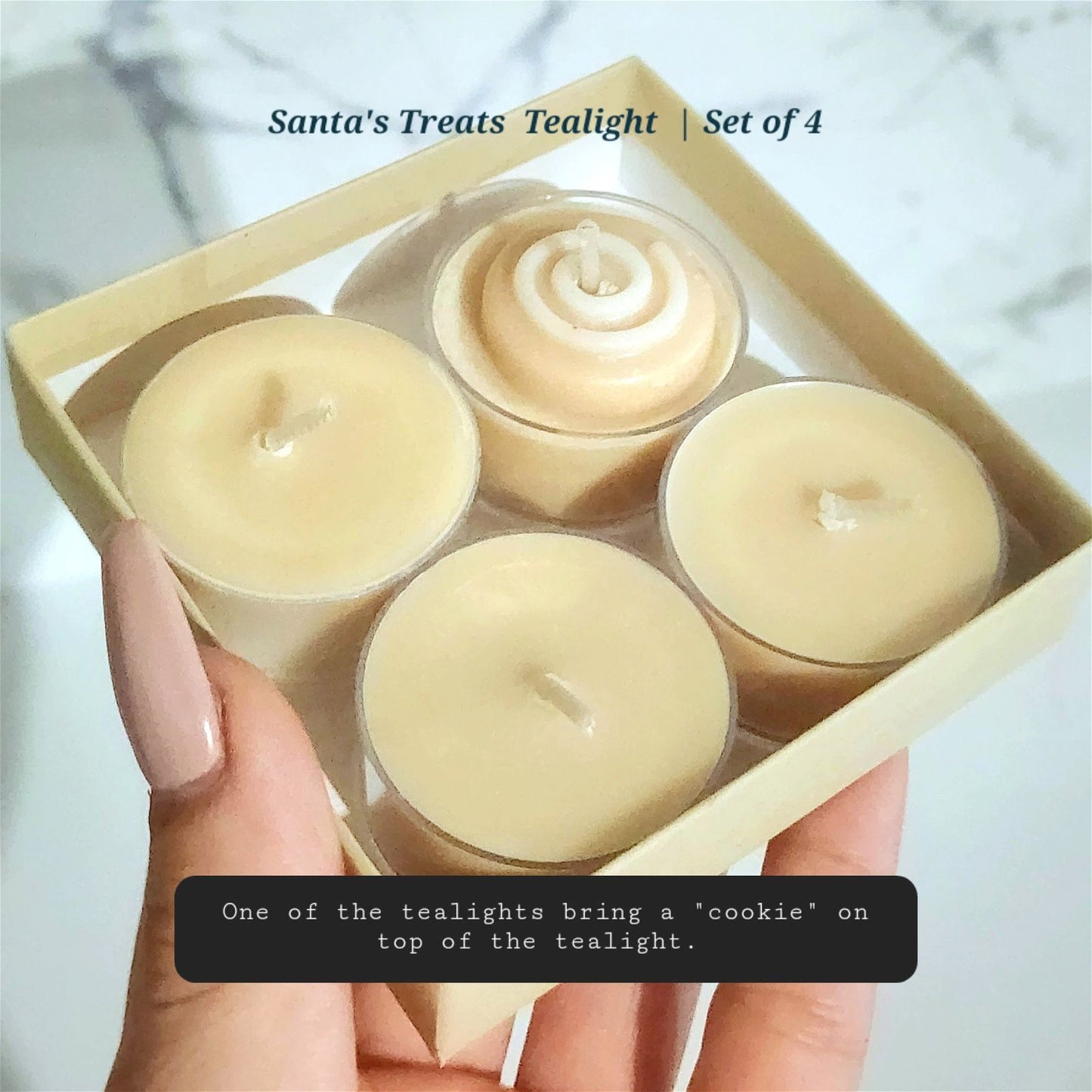 Santa's Treats Tealights | Set of 4 - D SCENT
