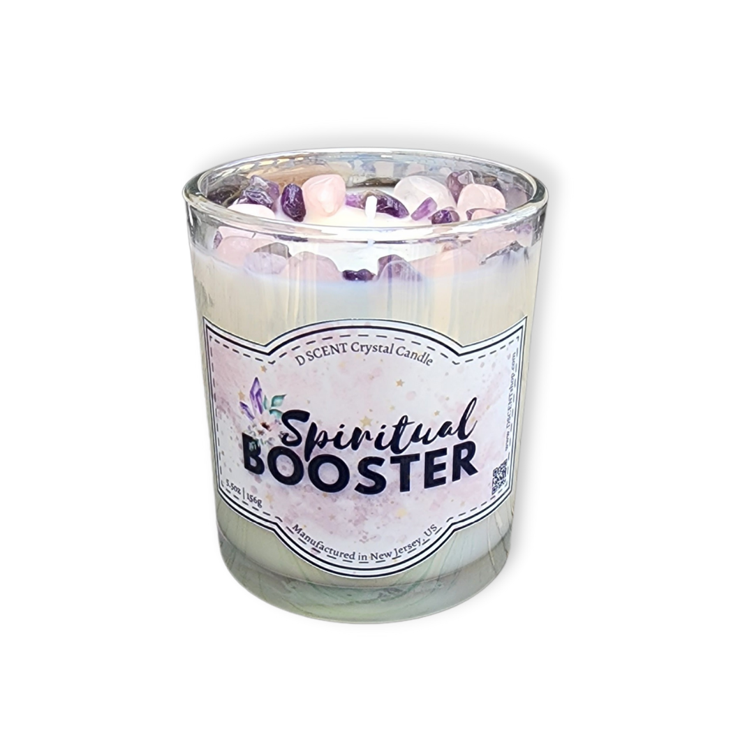 Spiritual BOOSTER Soy Candle | Small Iridescent Jar - D SCENT