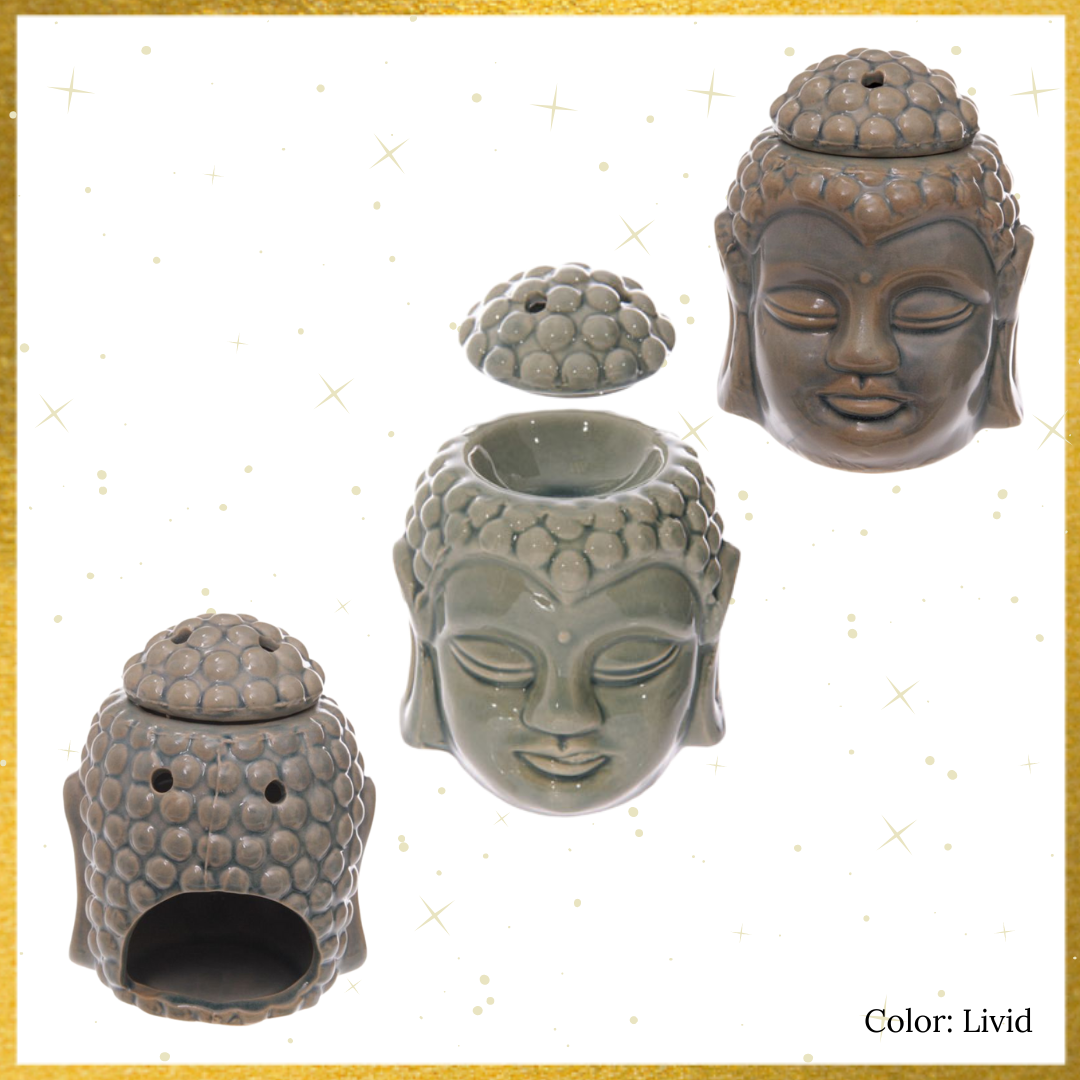 Thai Buddha Head (Glazed) Oil Burner - D SCENT