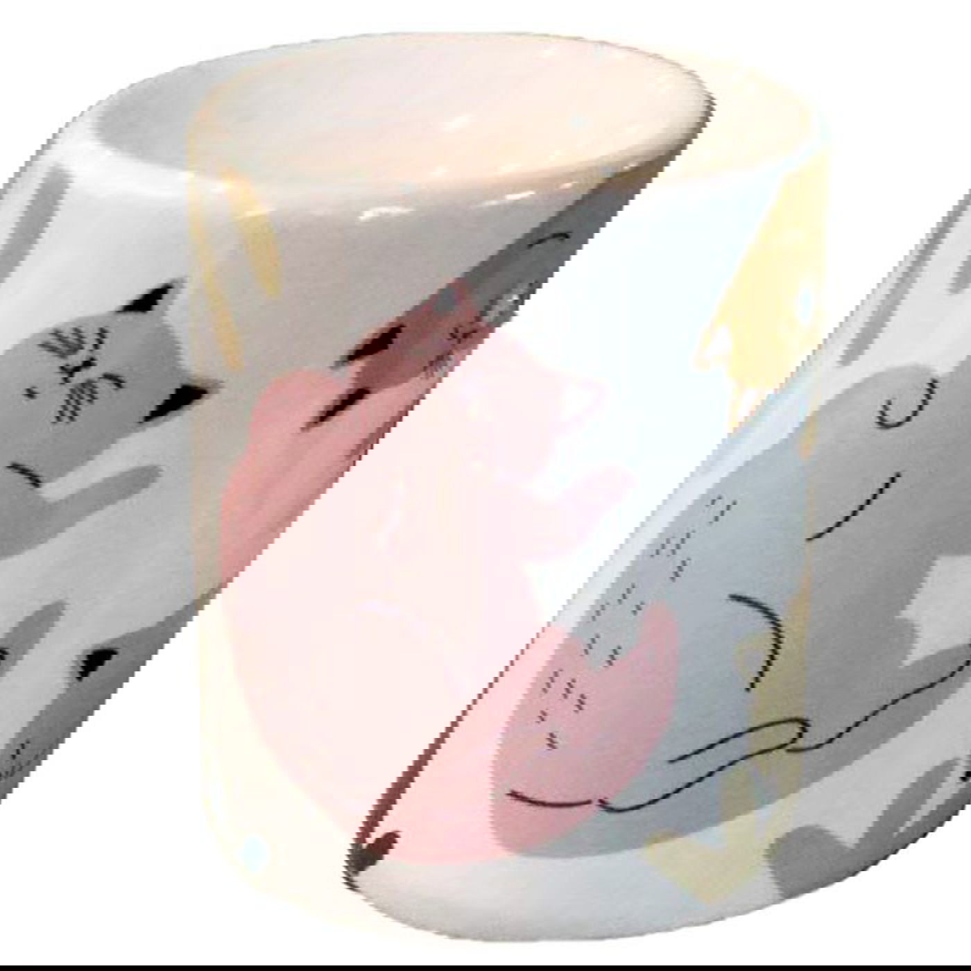 Cats Life print Ceramic Oil Burner / Wax Warmer - D SCENT