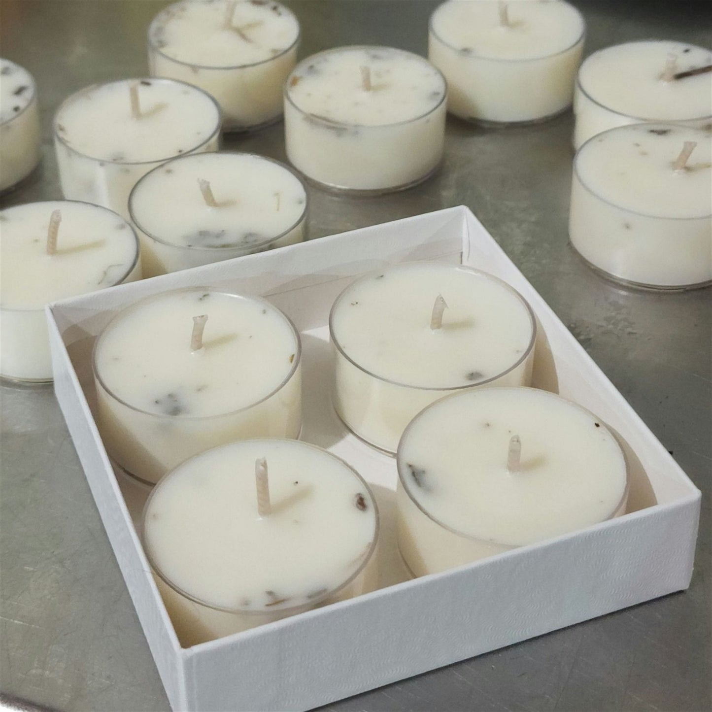 sageD Soy Tealight | Set of 4 - D SCENT