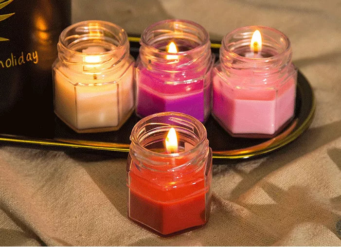 Small Hex Candles