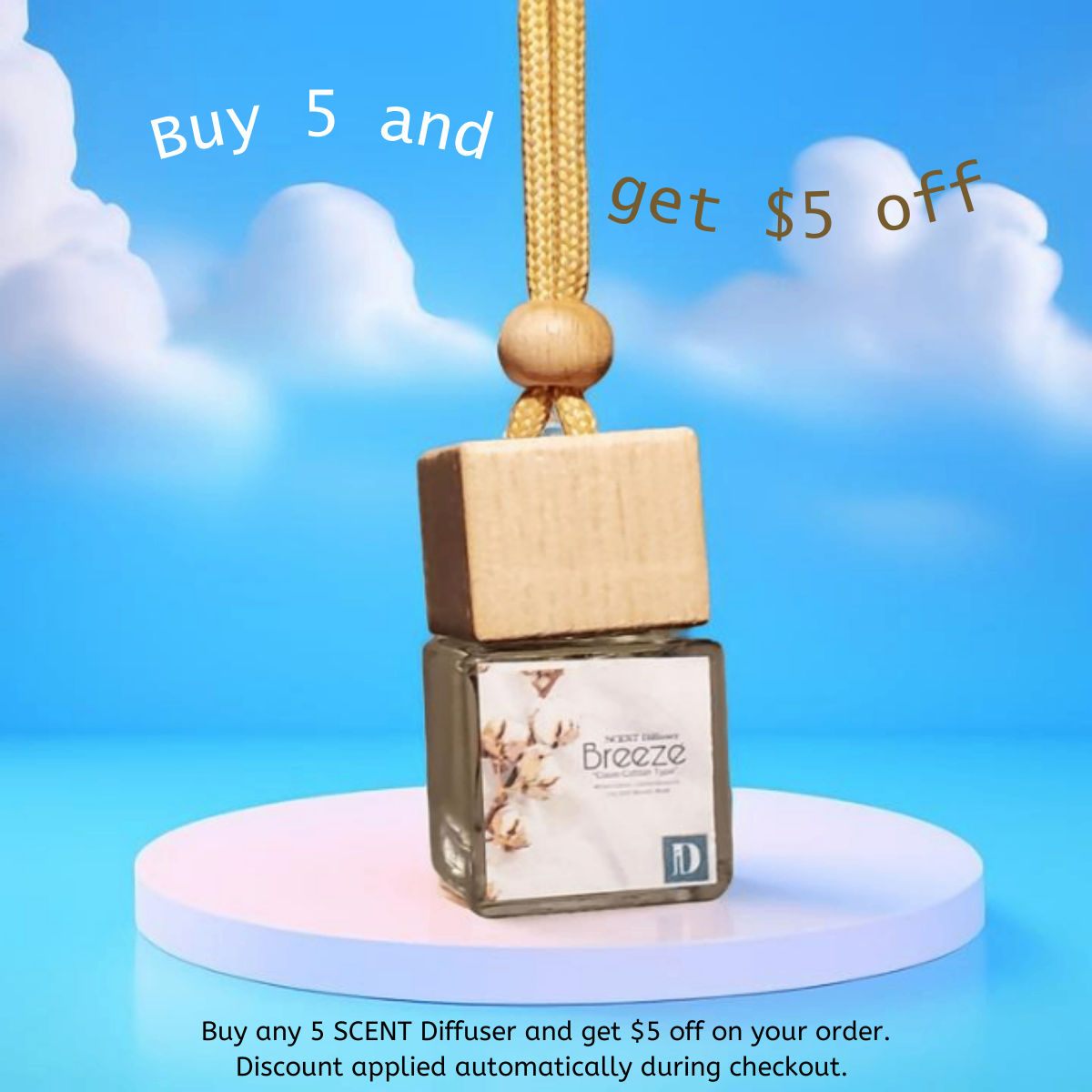 Buy 5 and get $5 off SCENT Diffusers