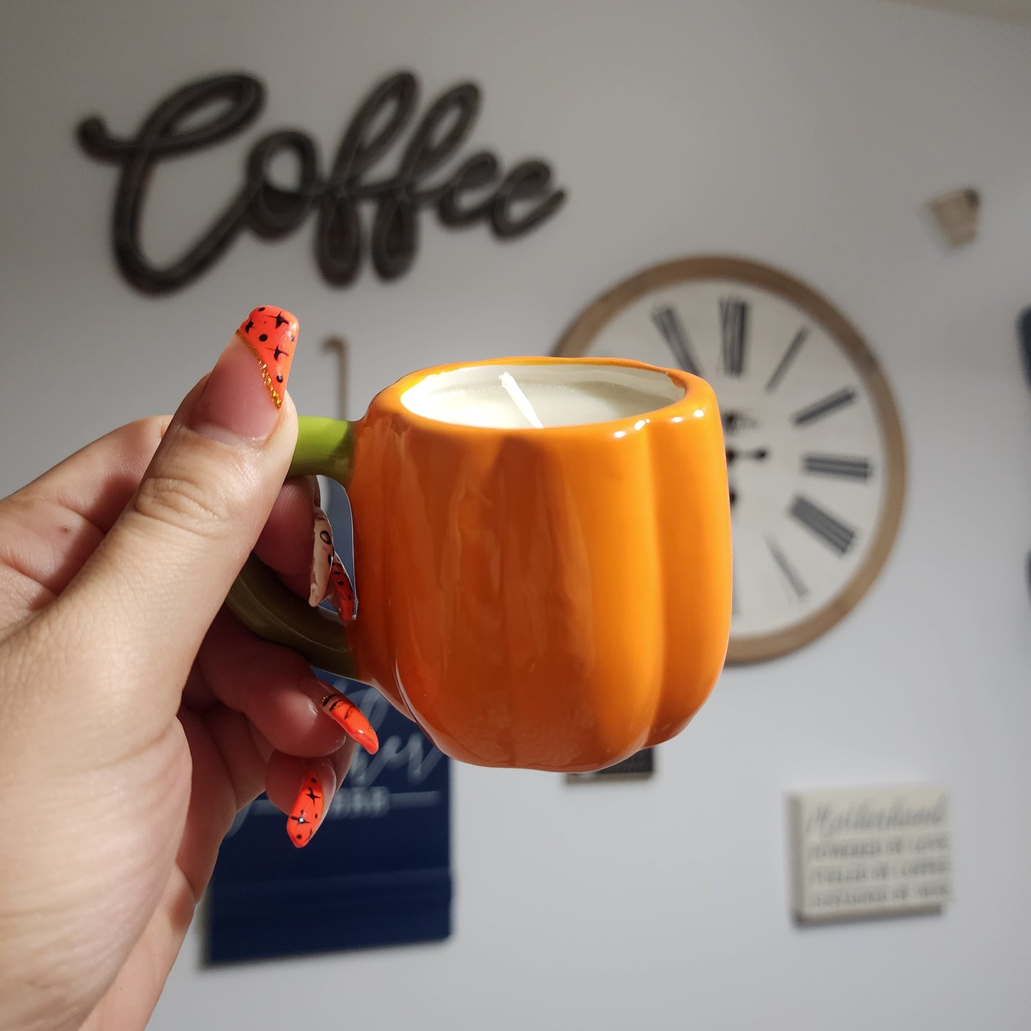 Pumpkin Mug Soy Candle | Expresso Mugs