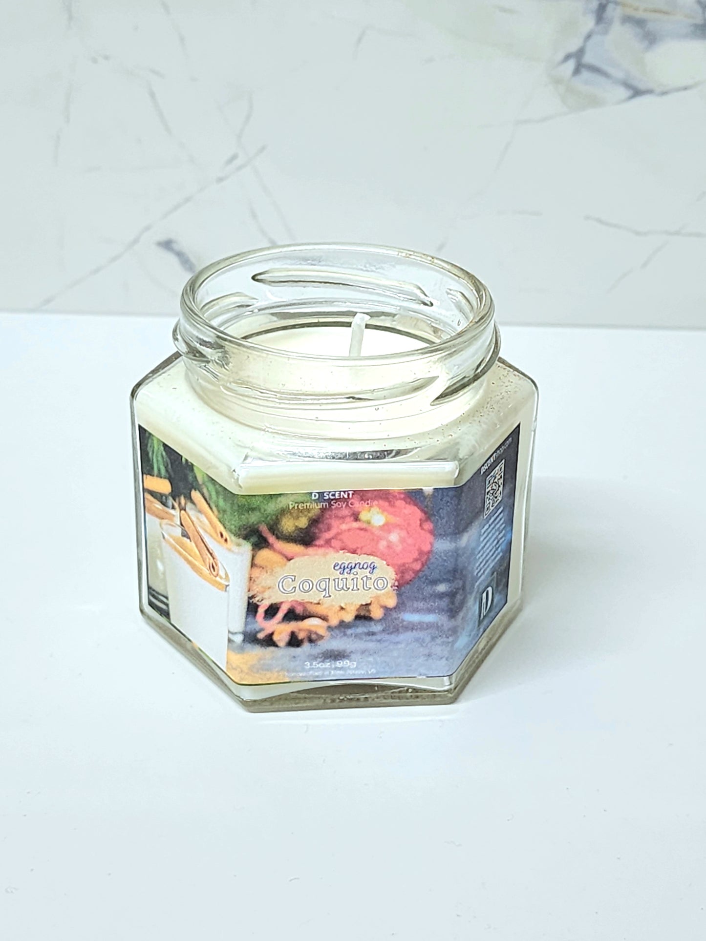 Small Hex Candles | Soy Wax