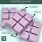 AROMATIC Lavender | Soy Wax Melts in Clamshell