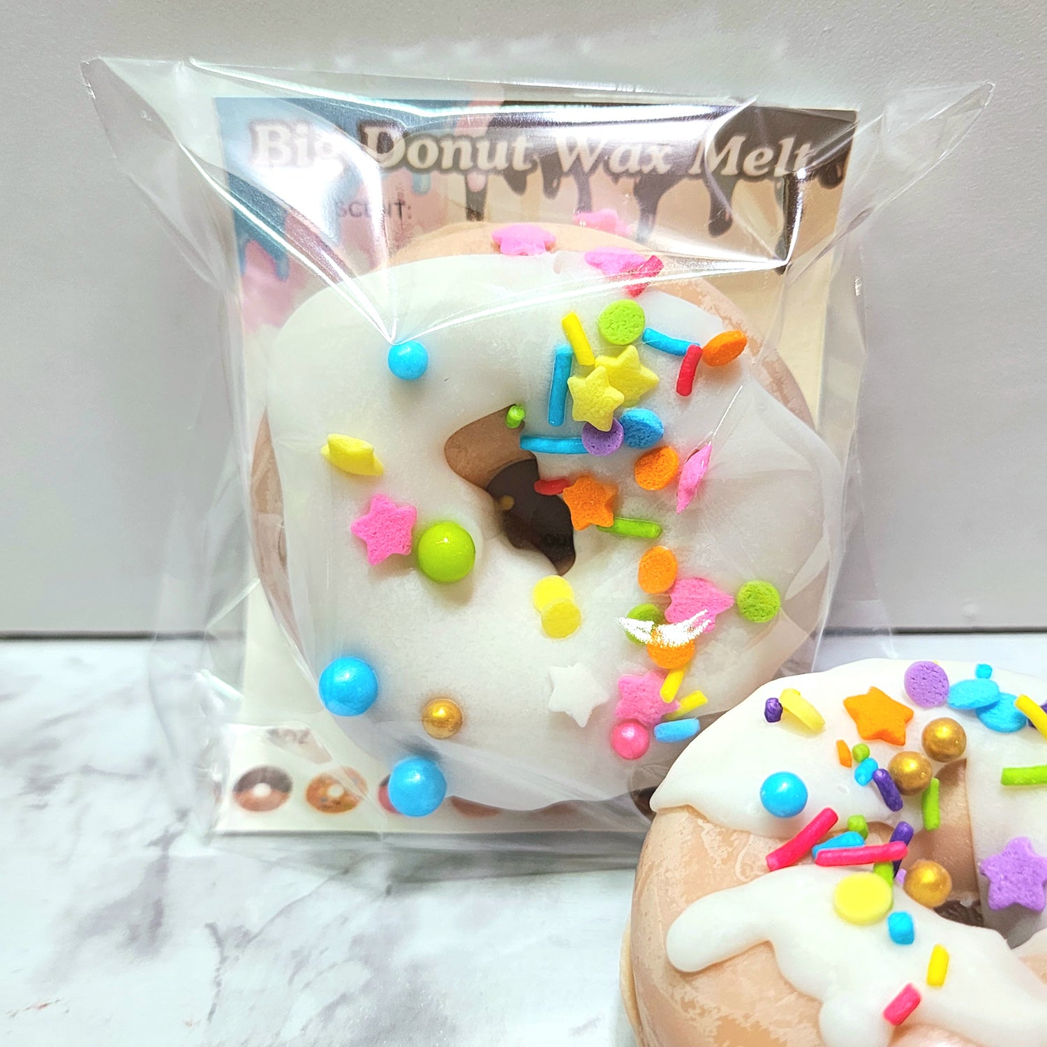 Big Donut Wax Melt | Premium Soy Wax | Handcrafted Look Alike Desserts | Fragranced Snacks - D SCENT 