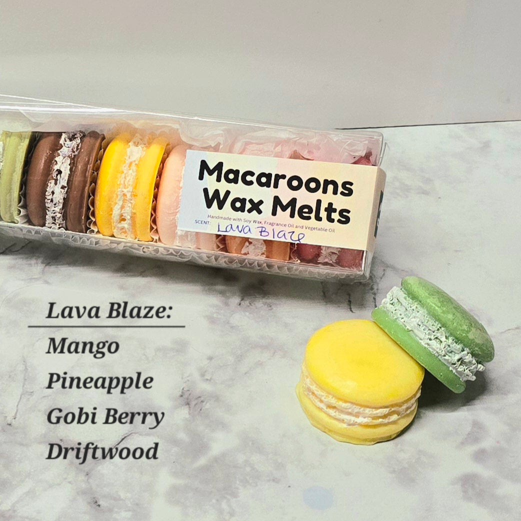 Macarons Melts, Handmade, Soy Wax, Aromatic Tarts, Home Frangrance, Food Inspired, Aromas