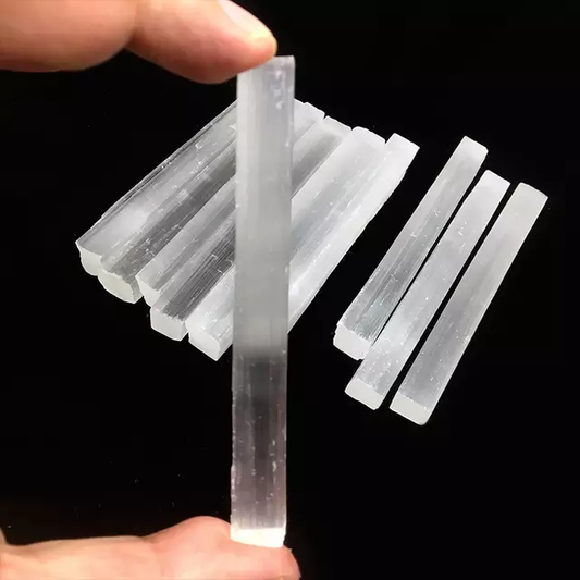 4" Selenite Stick | Pack of 3 - D SCENT 