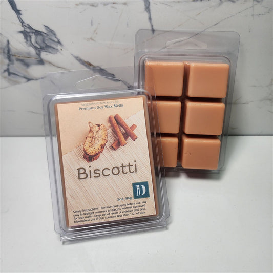 Biscotti Soy Wax Melts | Clamshell - D SCENT 