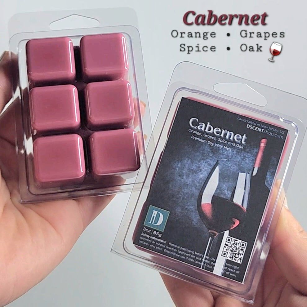 Cabernet Soy Wax Melts | Clamshell - D SCENT 