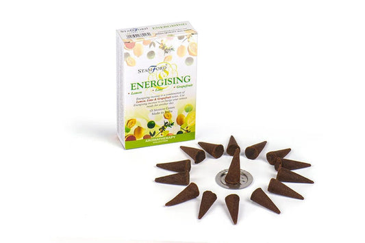 Energizing (Lemon, Lime and Grapefruit) | Stamford Incense Cones - D SCENT 