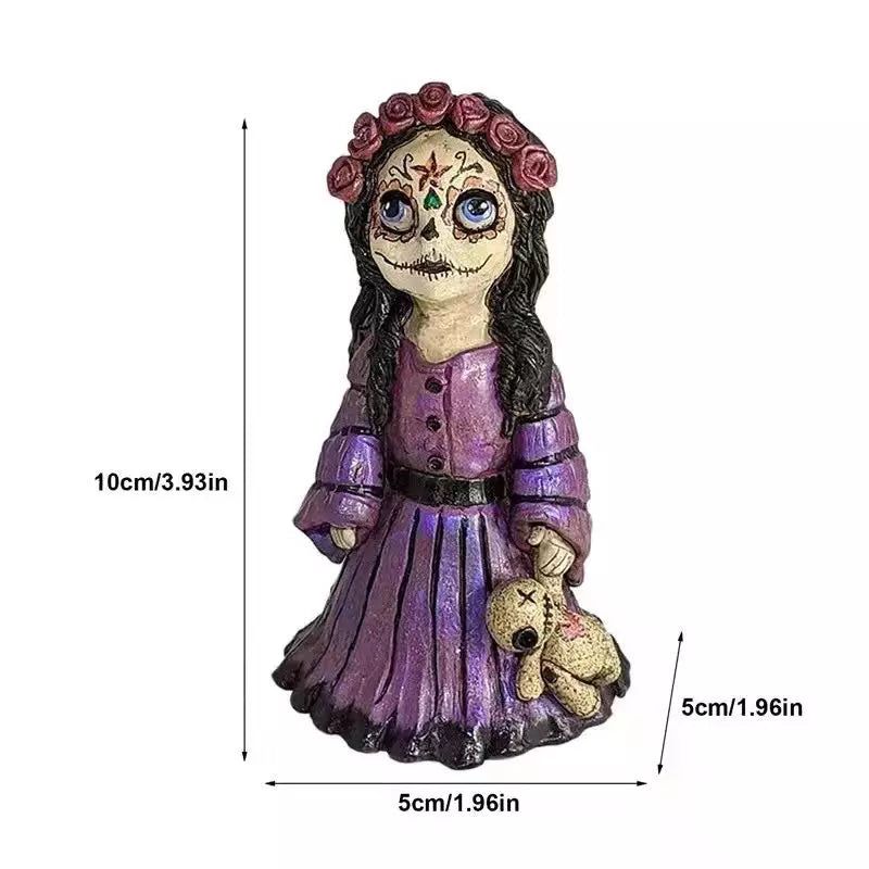 Girl with Doll Backflow Cone Incense Burner - D SCENT 
