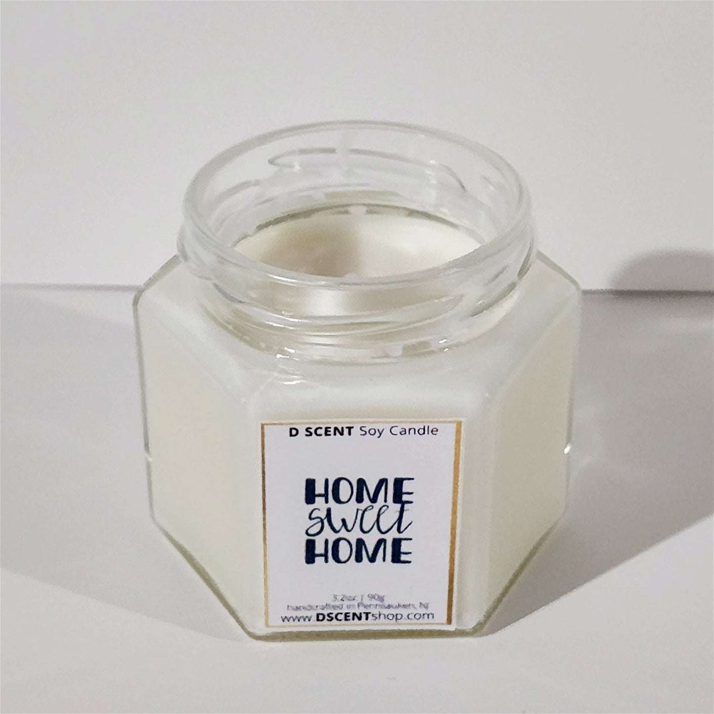 HOME sweet HOME Soy Candle | Small Hex Jar - D SCENT 
