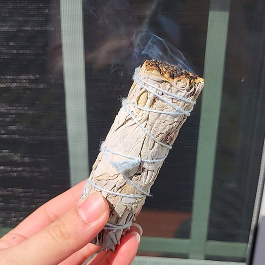 Handcrafted White Sage Smudge Stick - D SCENT 