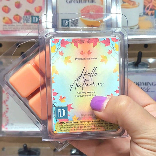 Hello Autumn Soy Wax Melts | Clamshell - D SCENT 