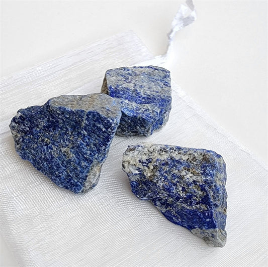 Lapis Lazuli Raw Crystals | Pack of 3 - D SCENT 