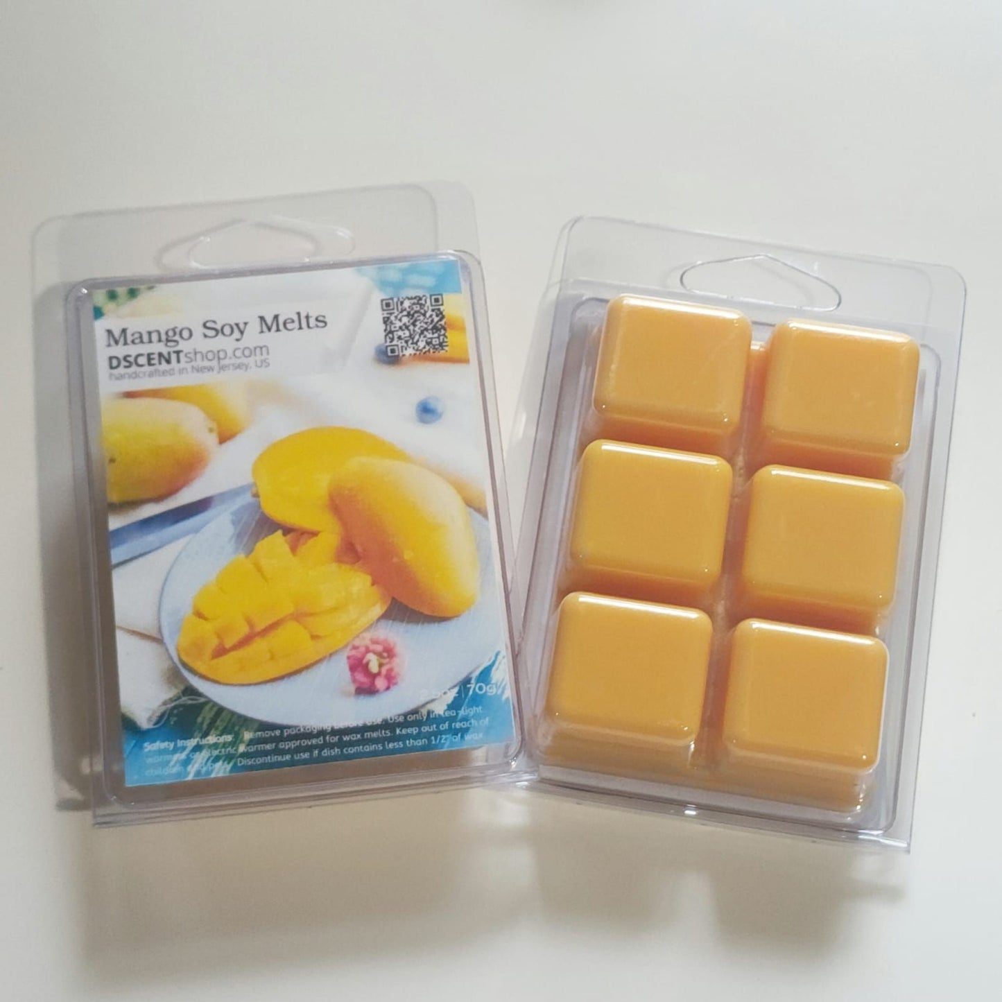 Mango Soy Wax Melts | Clamshell - D SCENT 