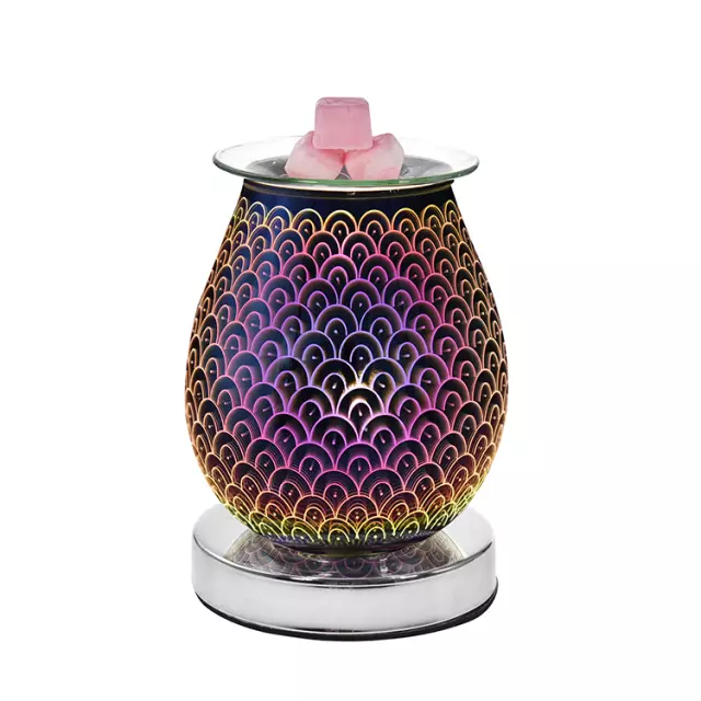 Colorful Arcs 3D Touch Electric US Wax Warmer / Oil Burner - D SCENT 