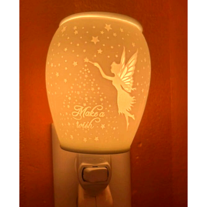 White Fairy and Stars | Electric US Plug-in Fragrance Warmer | Wax Warmer / Oil Burner - D SCENT 