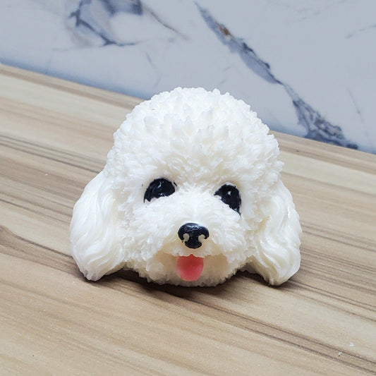 Puppy Head Small Candle | Soy Wax - D SCENT 