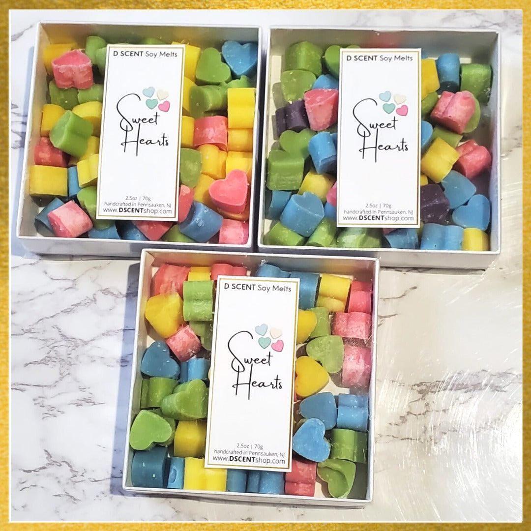 Sweet Hearts Soy Wax Melts | Box - D SCENT 