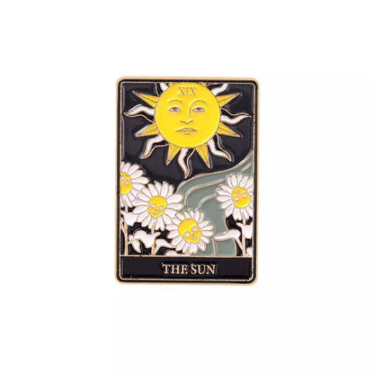 The Sun Tarot Card Enamel Pin - D SCENT 
