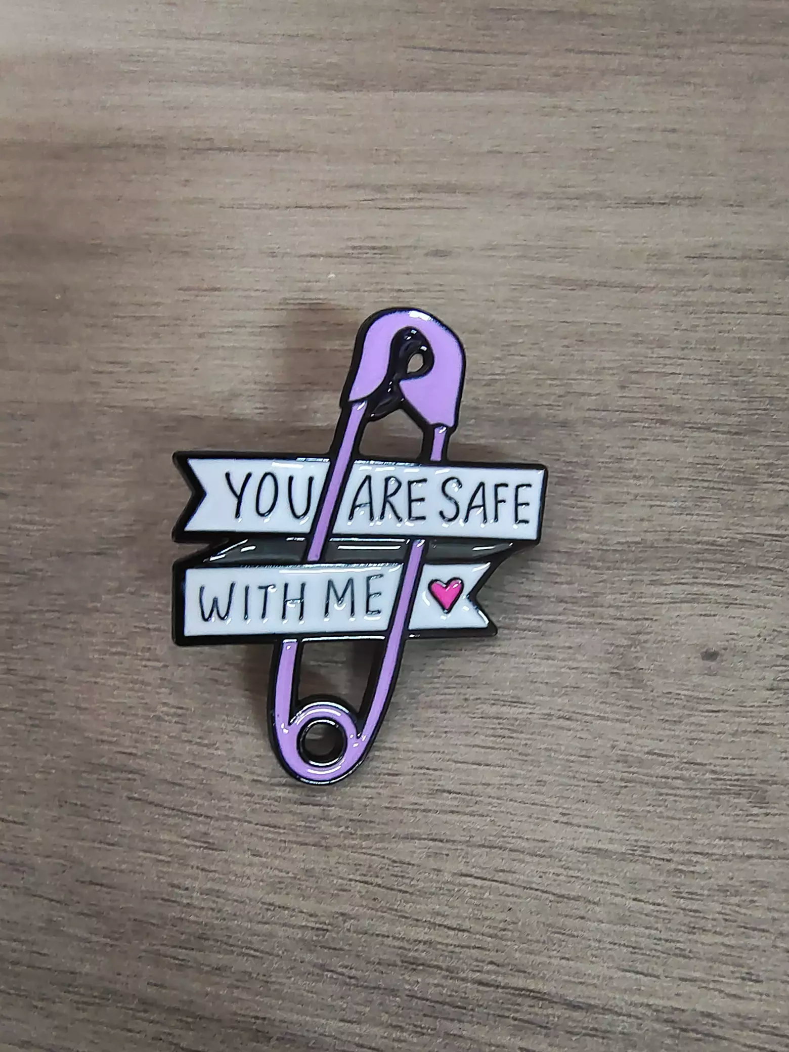 YOU ARE SAFE WITH ME  Pin Enamel Pin - D SCENT 