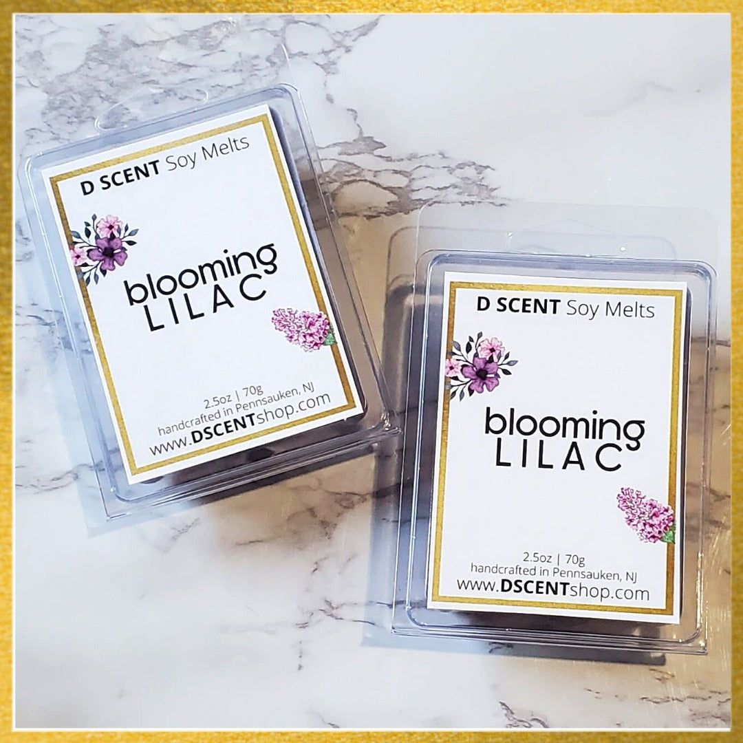 blooming LILAC Soy Wax Melts | Clamshell - D SCENT 