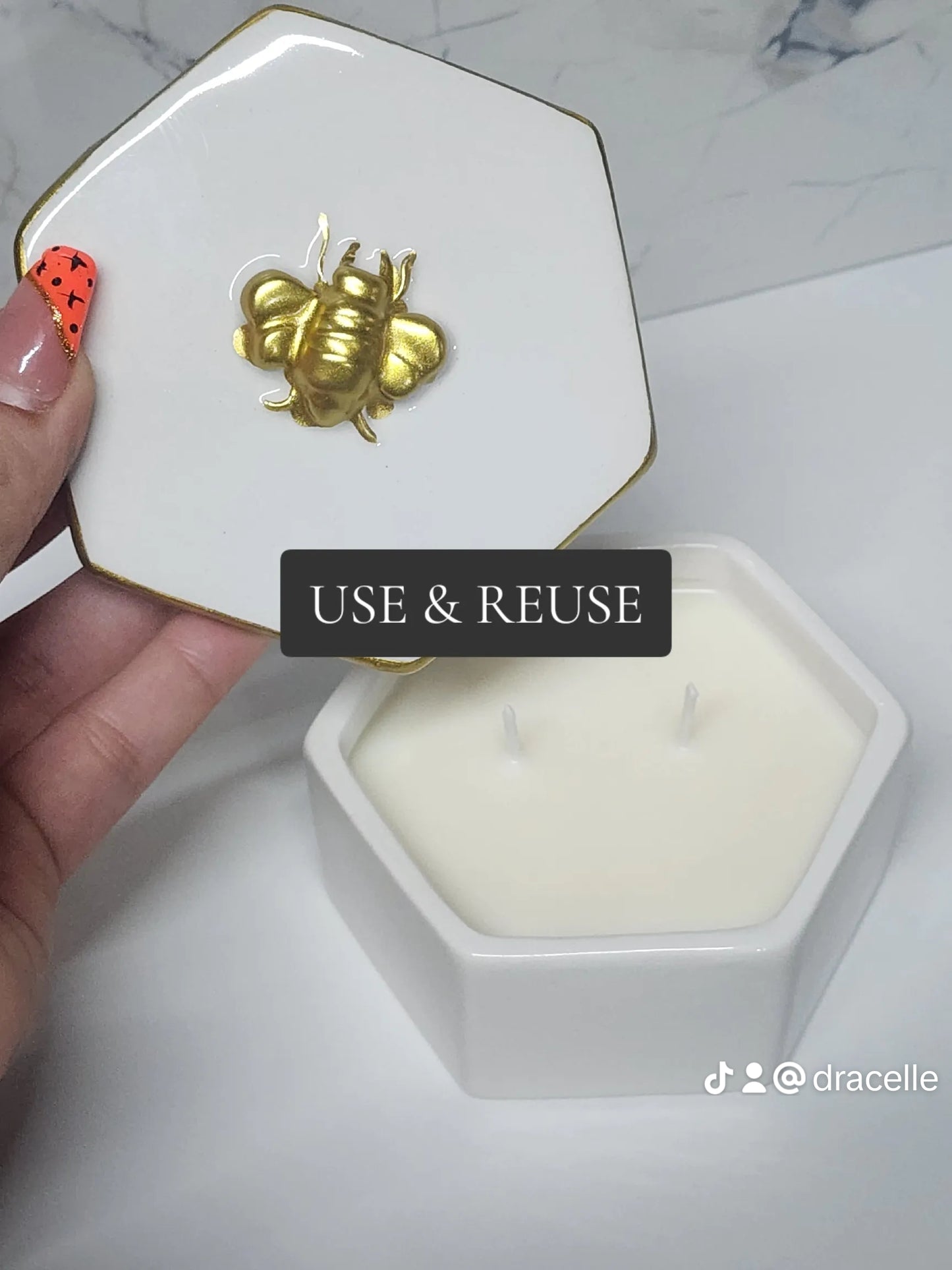 Honey and Ginger Soy Candle | Jewelry Box
