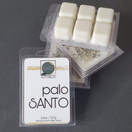 palo SANTO Soy Wax Melts | Clamshell - D SCENT 