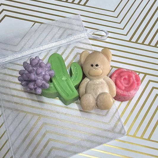 Teddy Bear Cactus Melts, Soy Wax, Aromatic Tarts, Home Frangrance, Boho Style