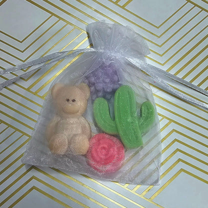 Teddy Bear Cactus Melts, Soy Wax, Aromatic Tarts, Home Frangrance, Boho Style