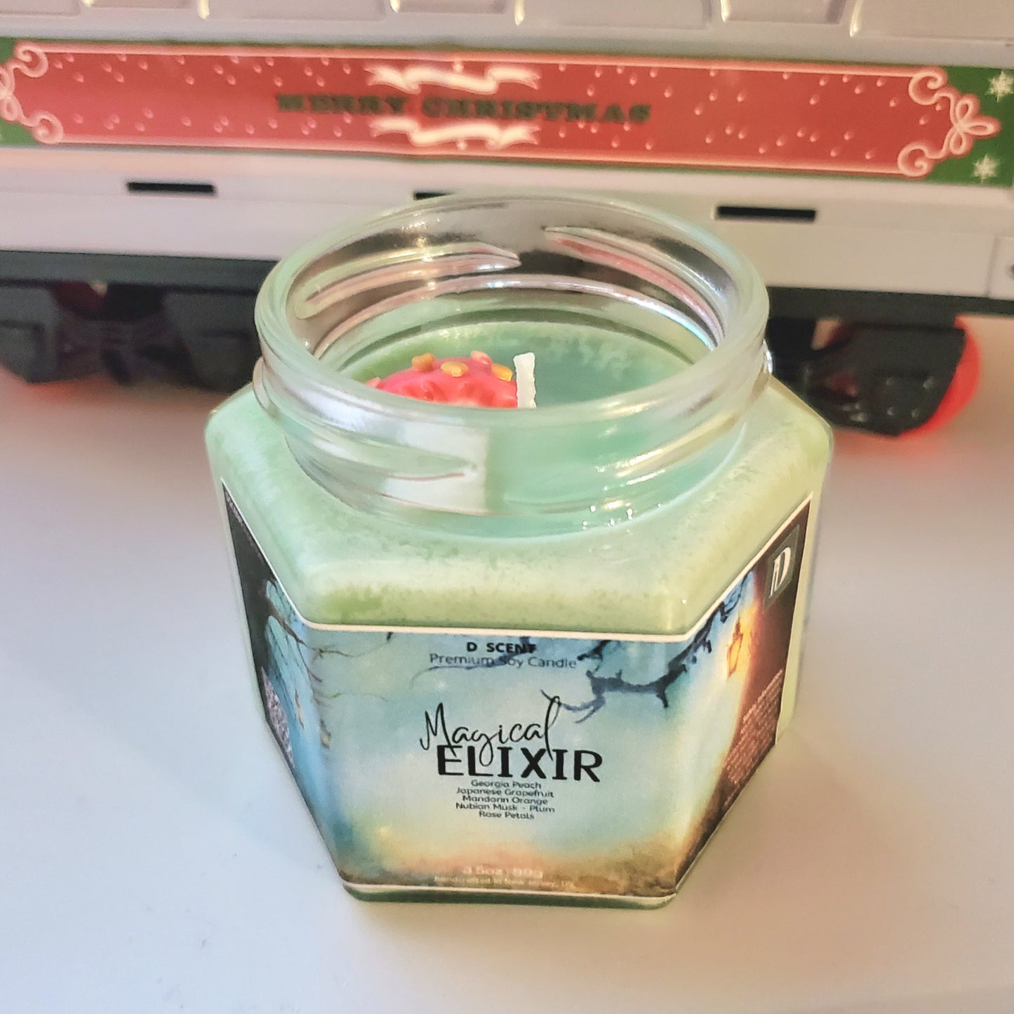 Magical ELIXIR Soy Wax Candle | Small Hex