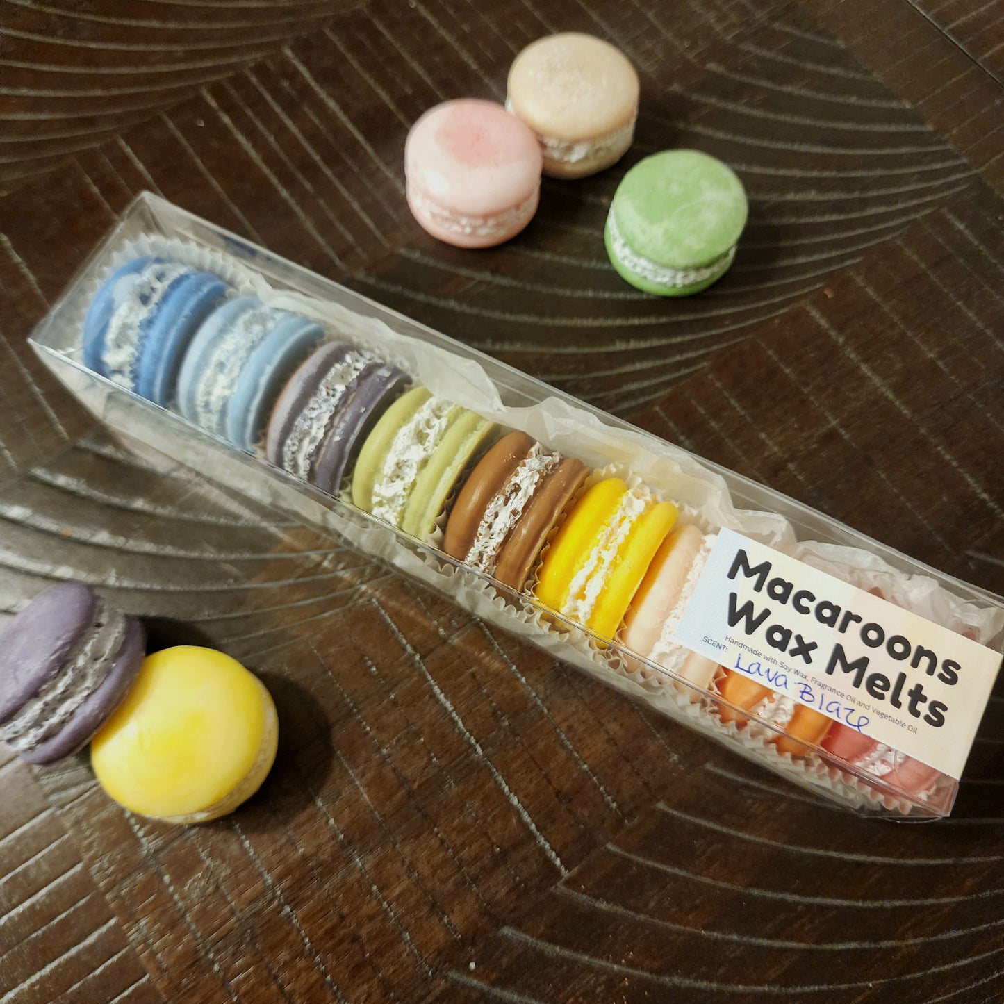 Mixed Macarons Melts, Handmade, Soy Wax, Aromatic Tarts, Home Frangrance, Food Inspired, Aromas, 9 Different Fragrance