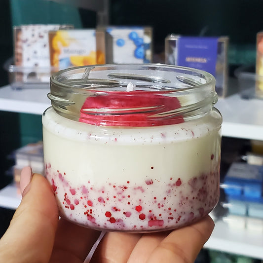 Red Lips Soy Candle | Wide Straight-Side Jar