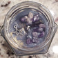 ARTEMISA (Witches Brew) SOY Candle with Amethyst Stones and Charm | Small Hex Jar