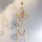 Crystal Wind Chime Moon and Sun Catcher