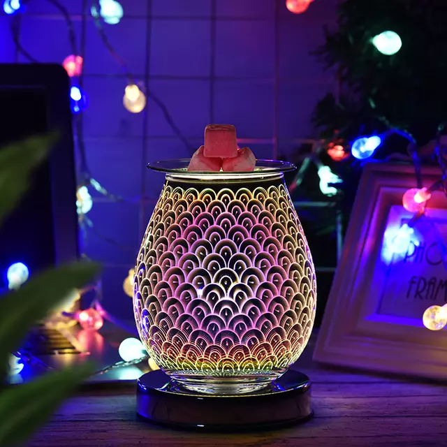 Colorful Arcs 3D Touch Electric US Wax Warmer / Oil Burner