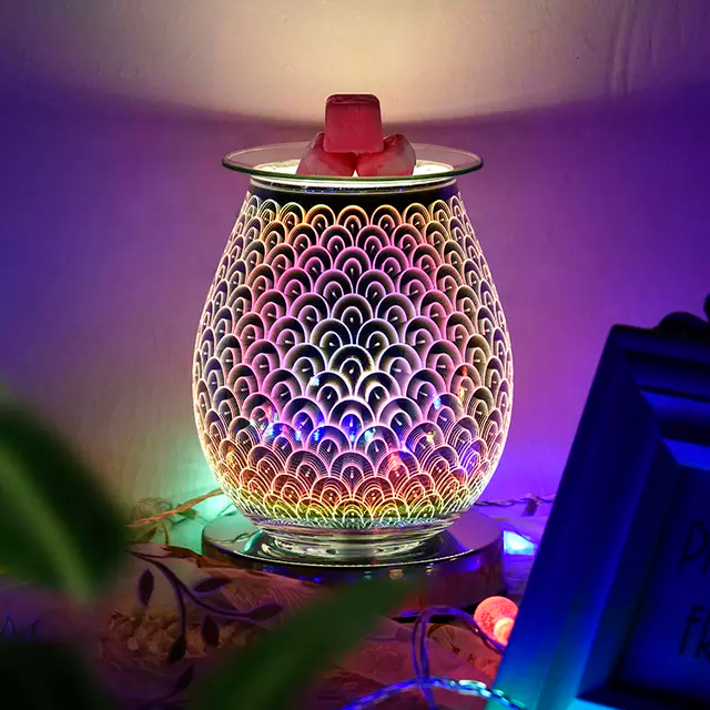Colorful Arcs 3D Touch Electric US Wax Warmer / Oil Burner